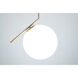 Canada 1 Light 12 inch Gold Single Pendant Lighting Ceiling Light
